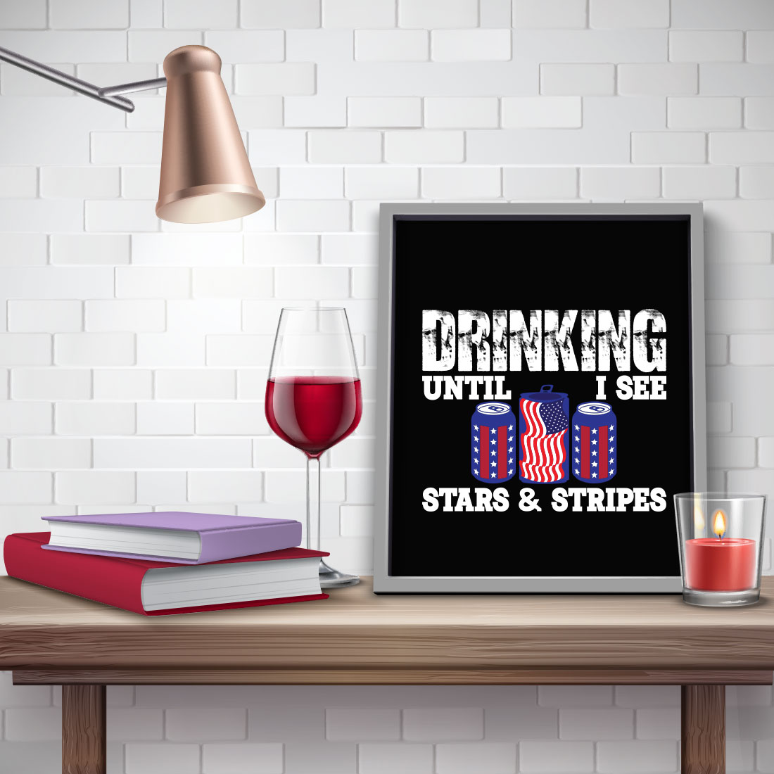 Drinking Until I See Stars & Stripes preview image.