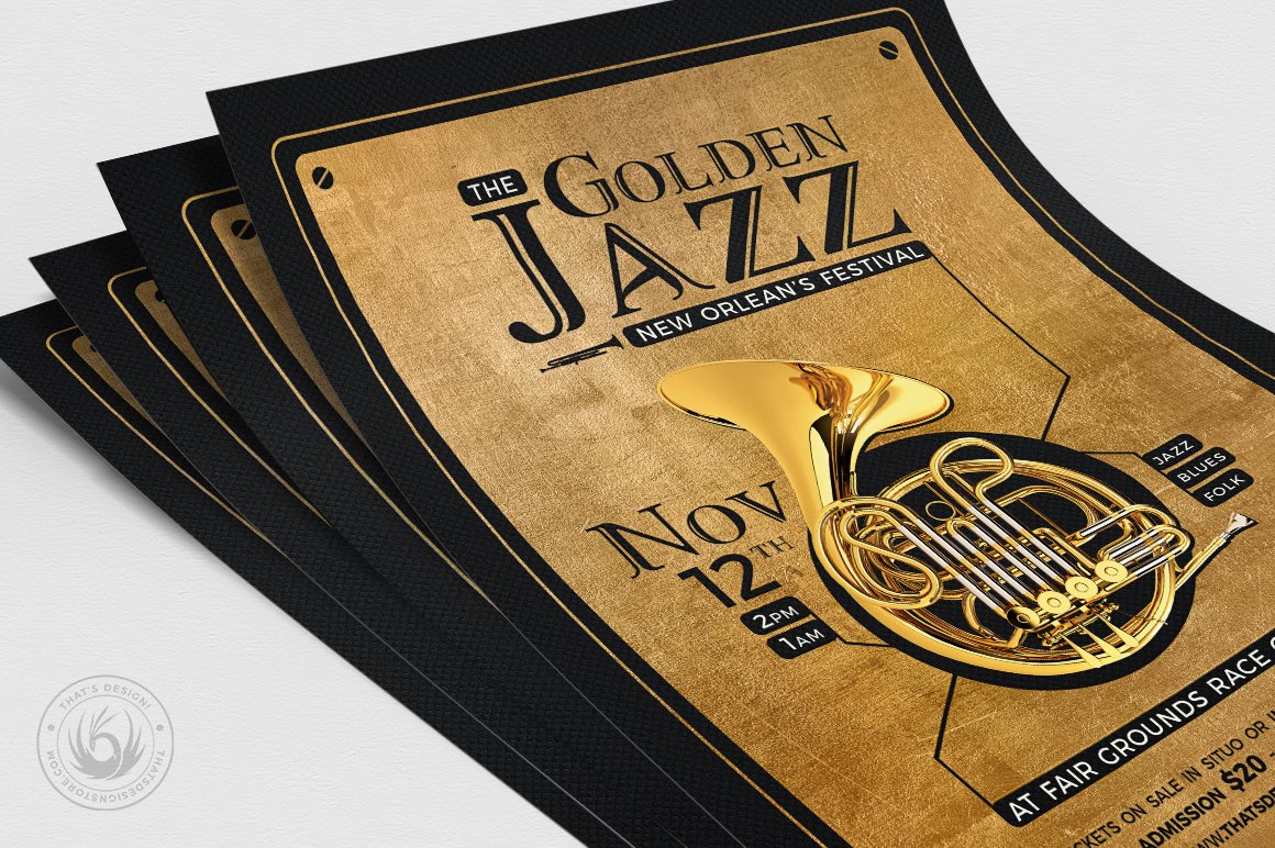 05 golden jazz flyer template v4 403