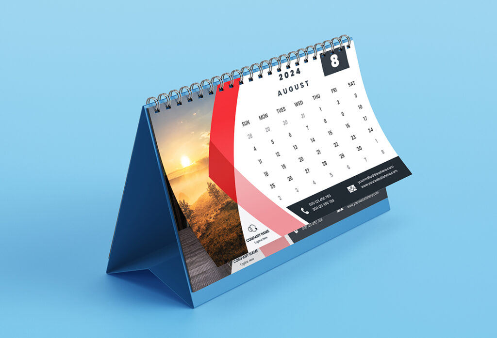 Desk Calendar 2024 Template - MasterBundles