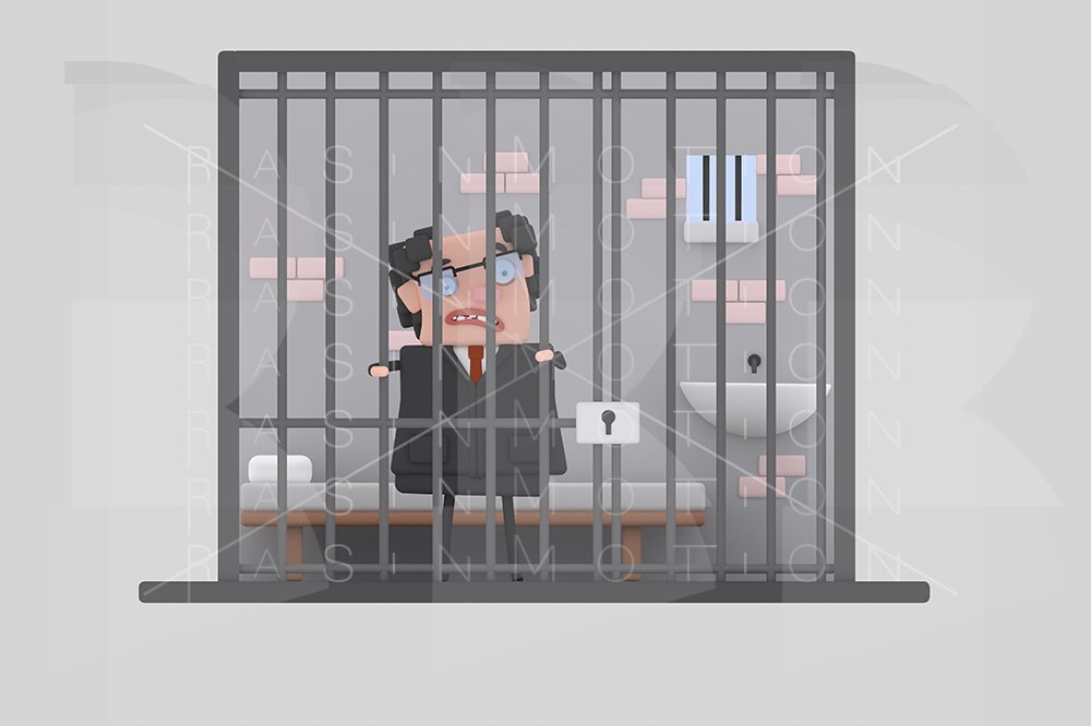 Politician arrested in jail cover image.