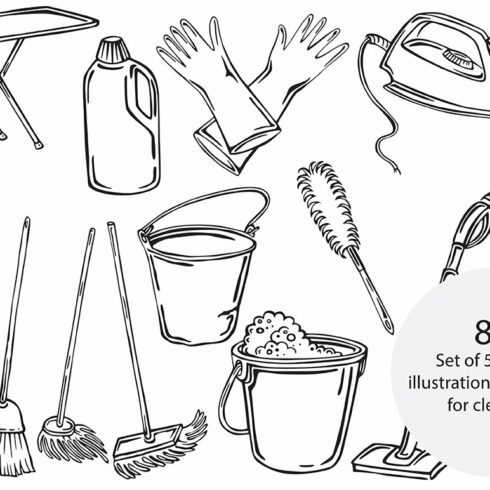 Cleaning tools cover image.