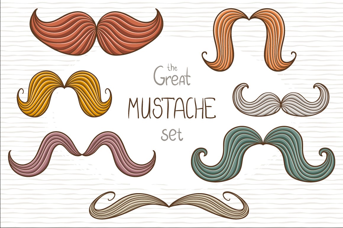 The great mustache set cover image.