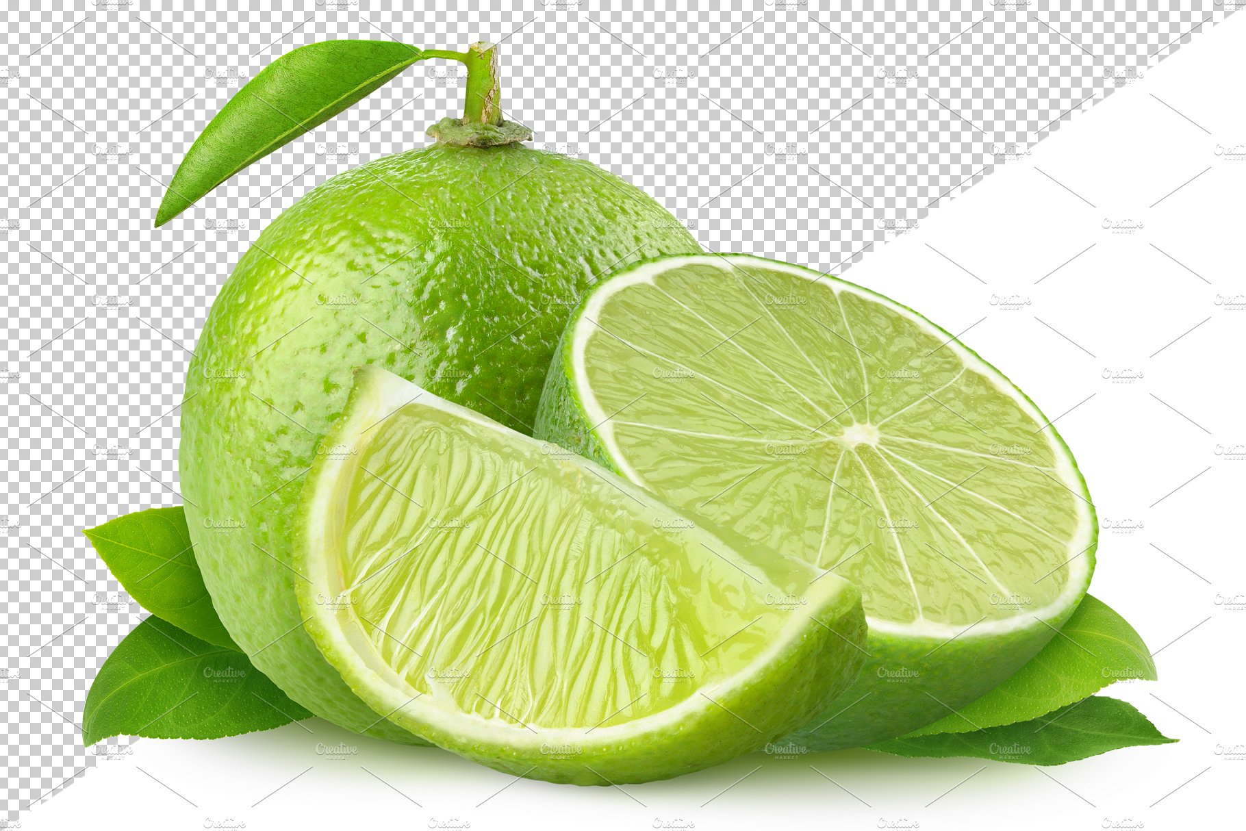 Cut limes preview image.