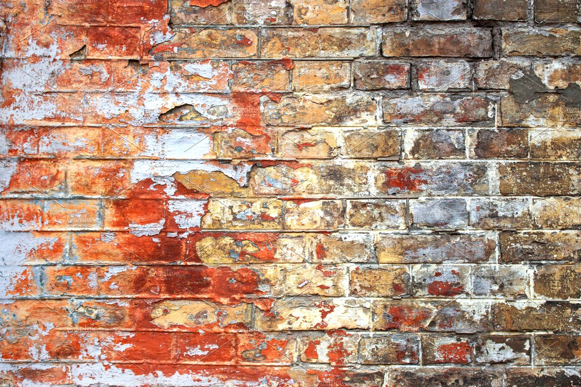 Old brick wall background preview image.