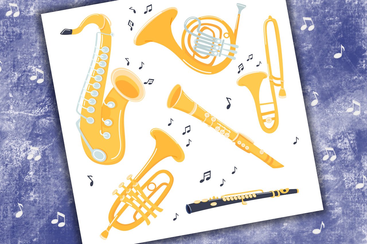 Musical Jazz instrument cover image.