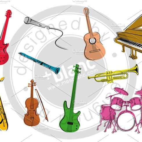 Musical instruments cover image.