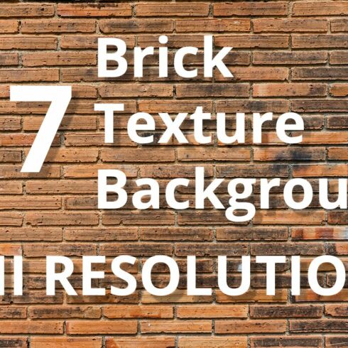 17 Brick texture background (Brick2) cover image.