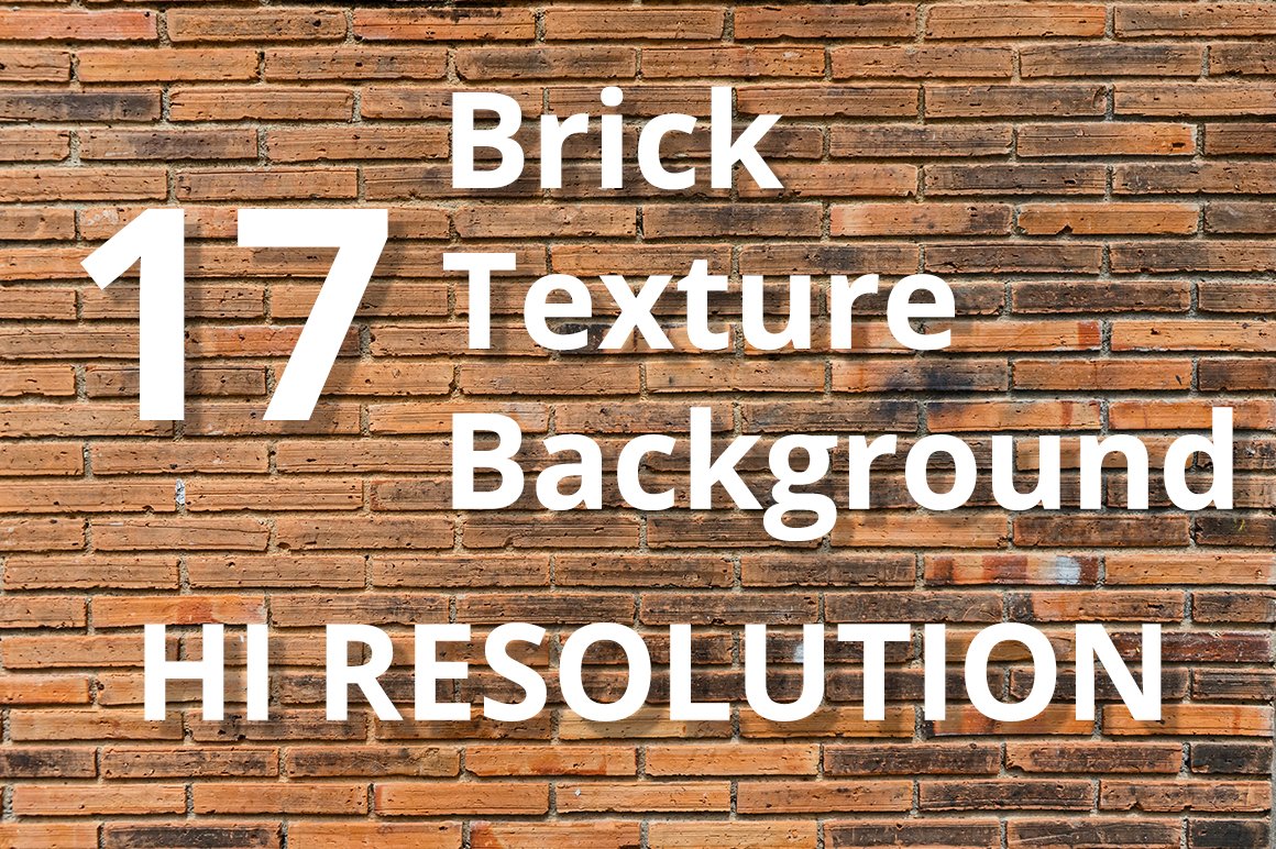 17 Brick texture background (Brick2) cover image.