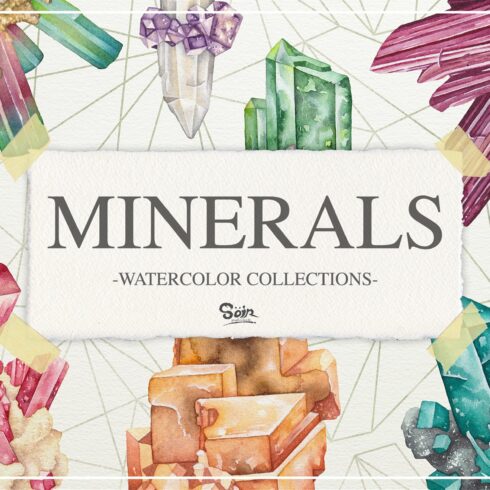 Minerals Watercolor cover image.
