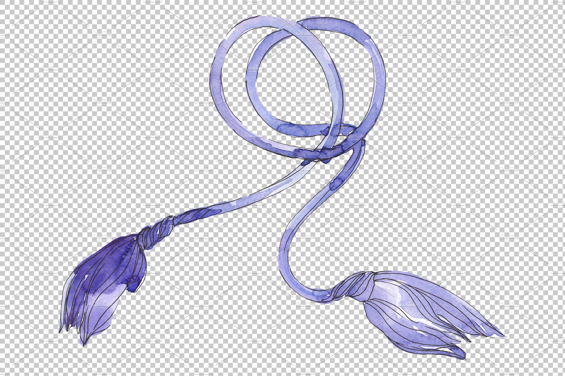 Ropes Watercolor png preview image.