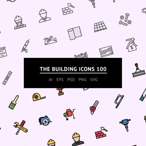 The Building Icons 100 cover image.