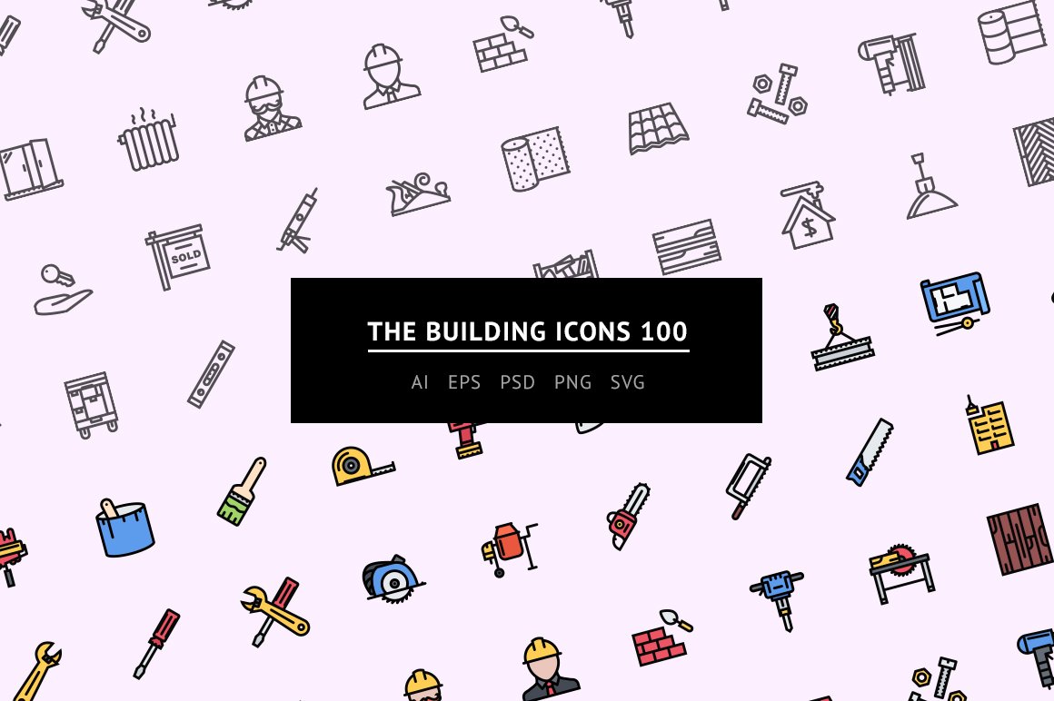 The Building Icons 100 cover image.