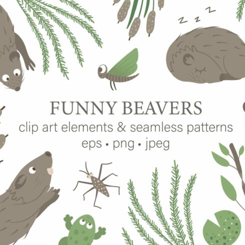 Funny Beavers cover image.