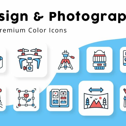 Design and Photography Minimal Icons cover image.