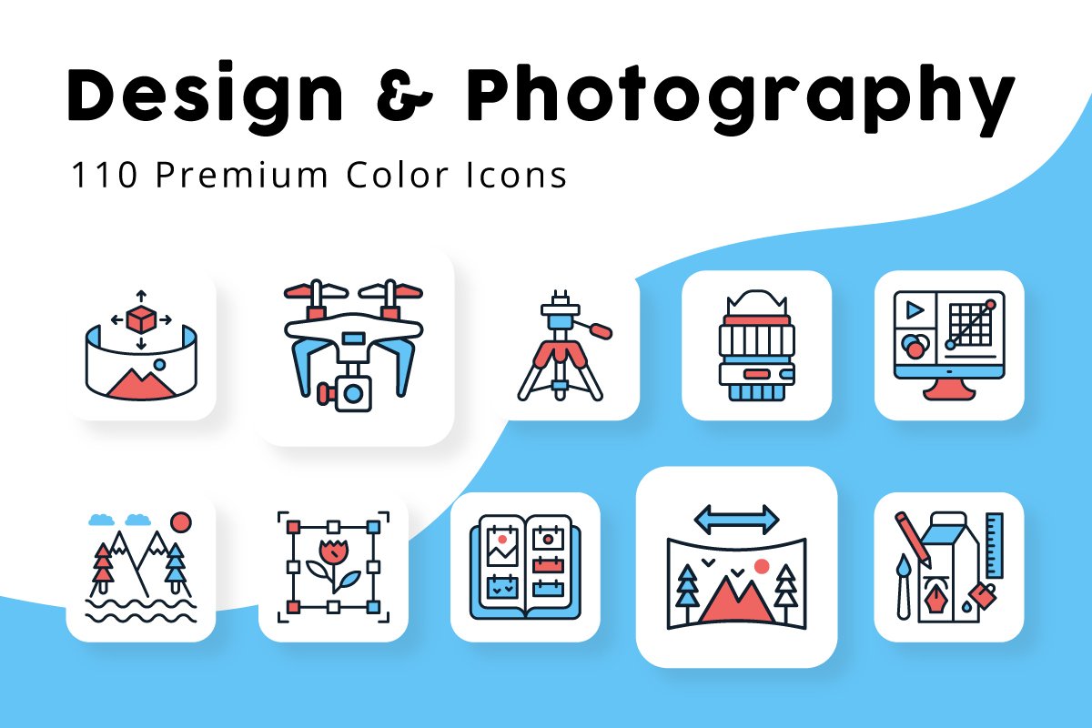 Design and Photography Minimal Icons cover image.