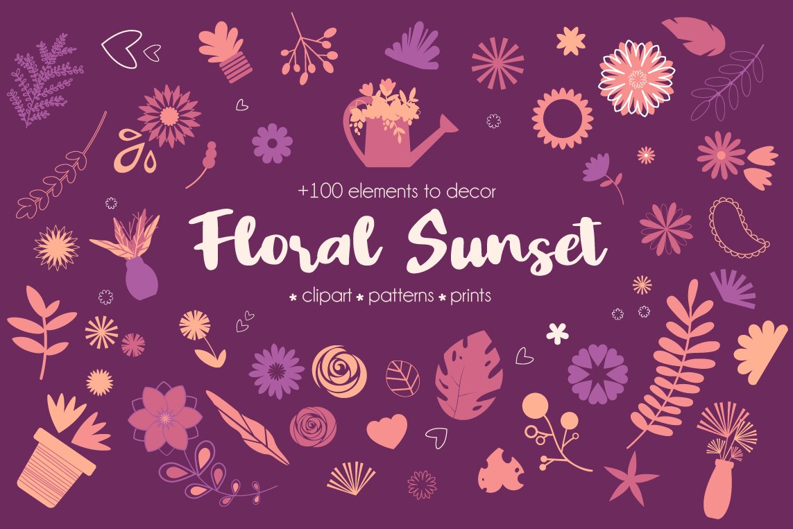 Floral Sunset Collection cover image.