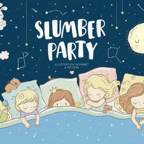 Slumber Party illustration cover image.
