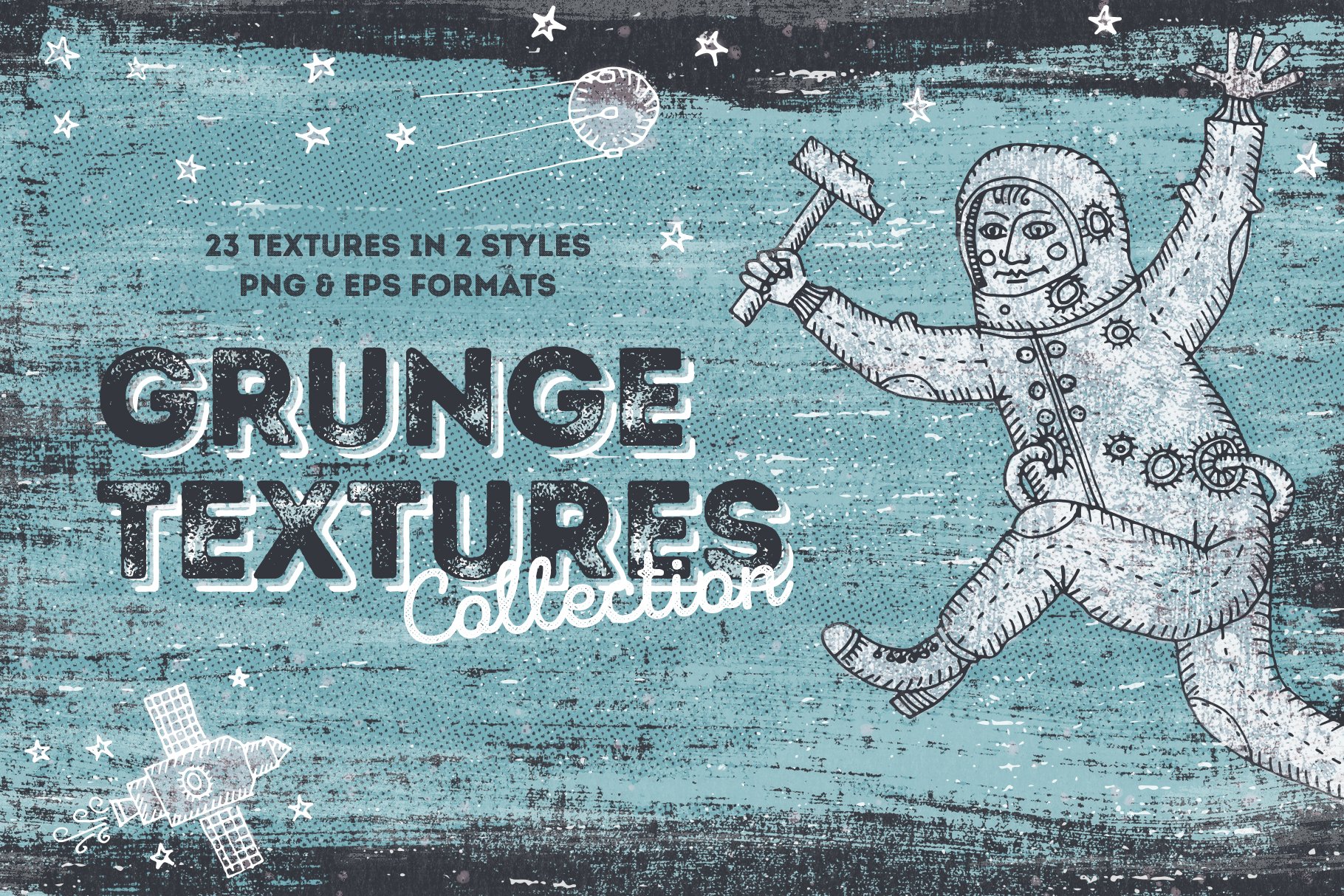 Grunge Textures Collection cover image.