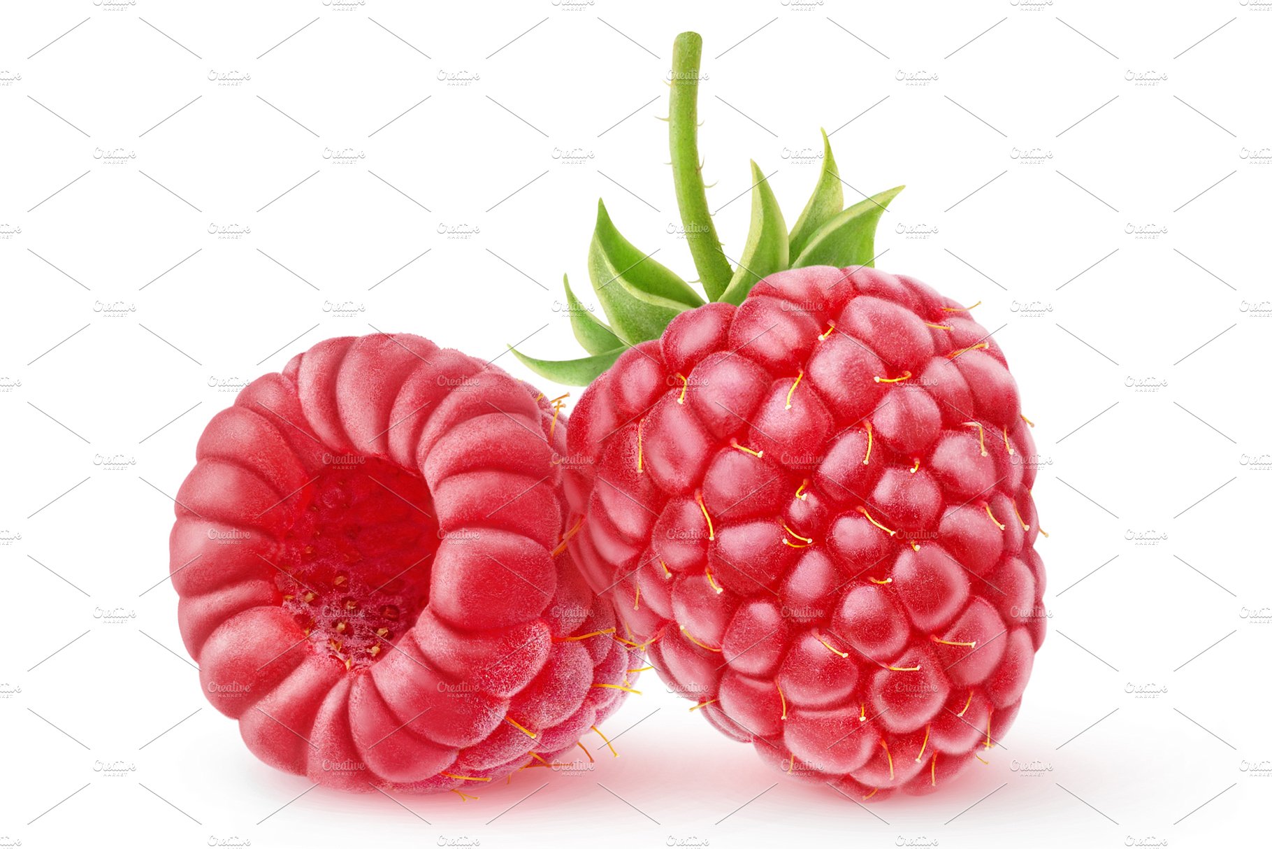 Two raspberries cover image.