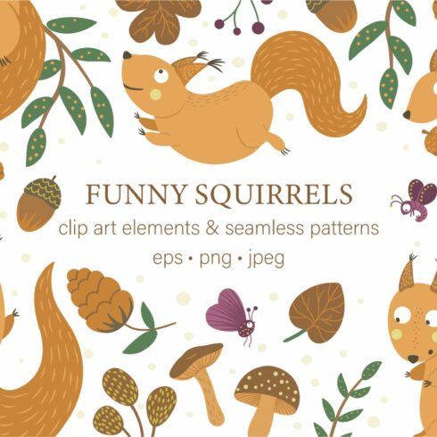 Funny Squirrels cover image.