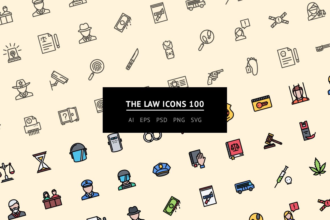 The Law Icons 100 cover image.