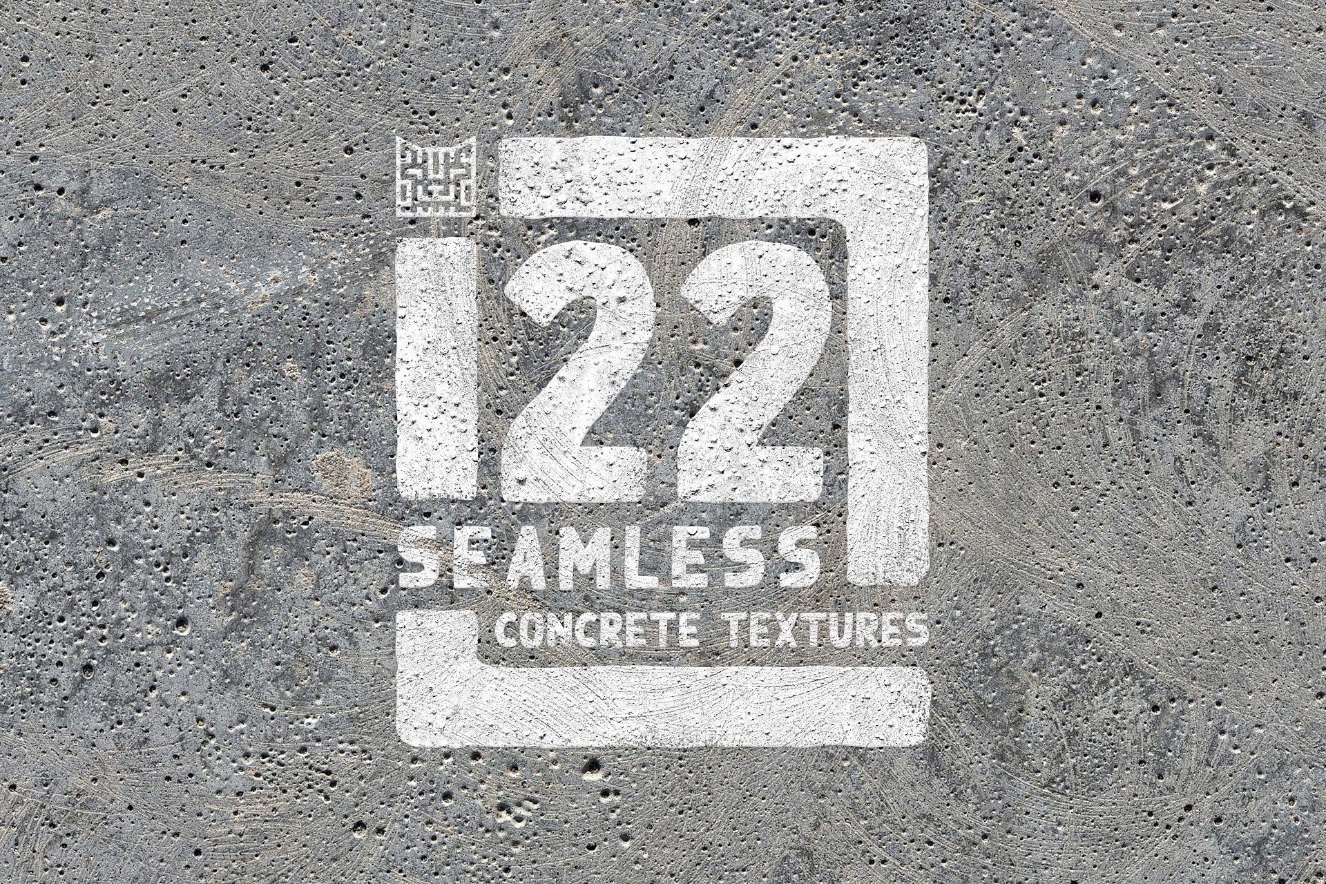 22 Seamless Concrete Textures cover image.