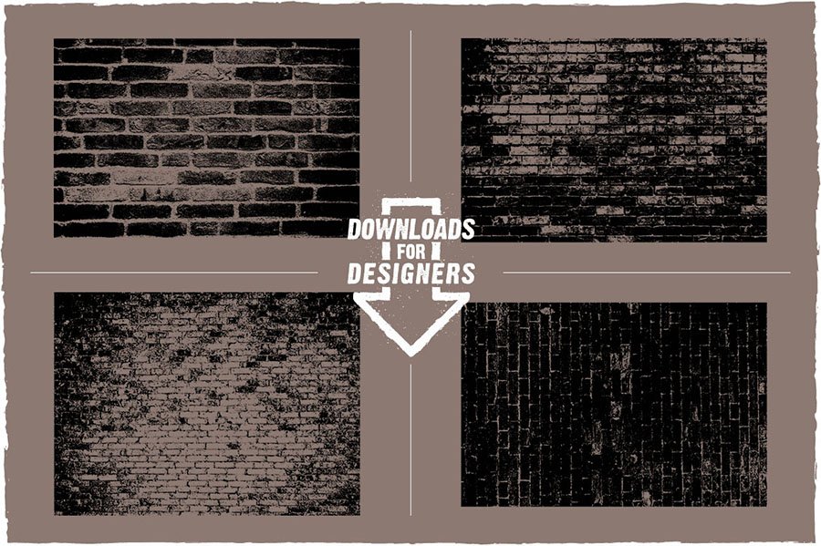 Wood, Brick & Concrete - Vector Pack preview image.