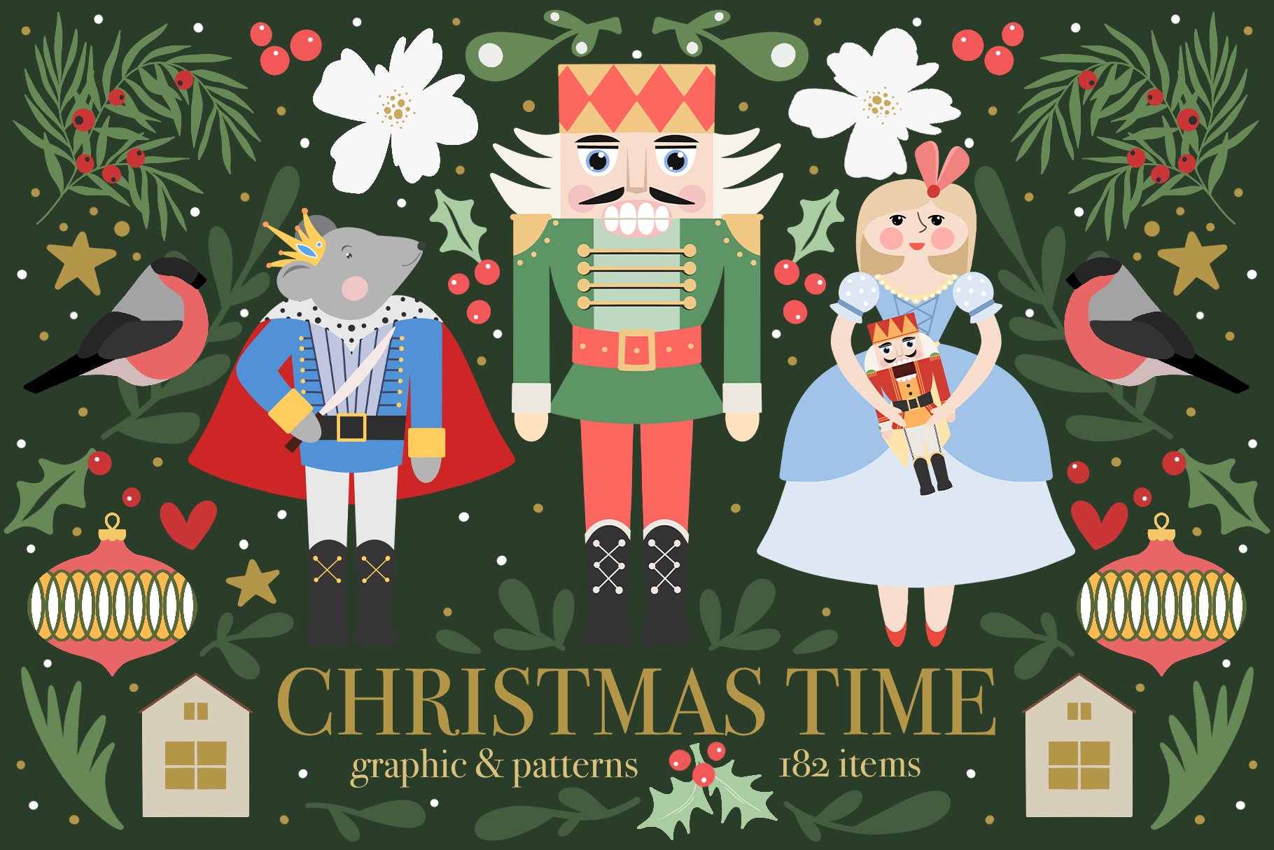 Christmas Time - Clipart Collection cover image.