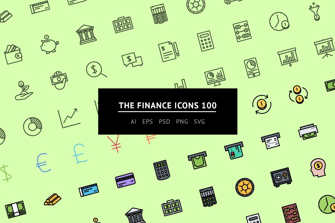 The Finance Icons 100 cover image.