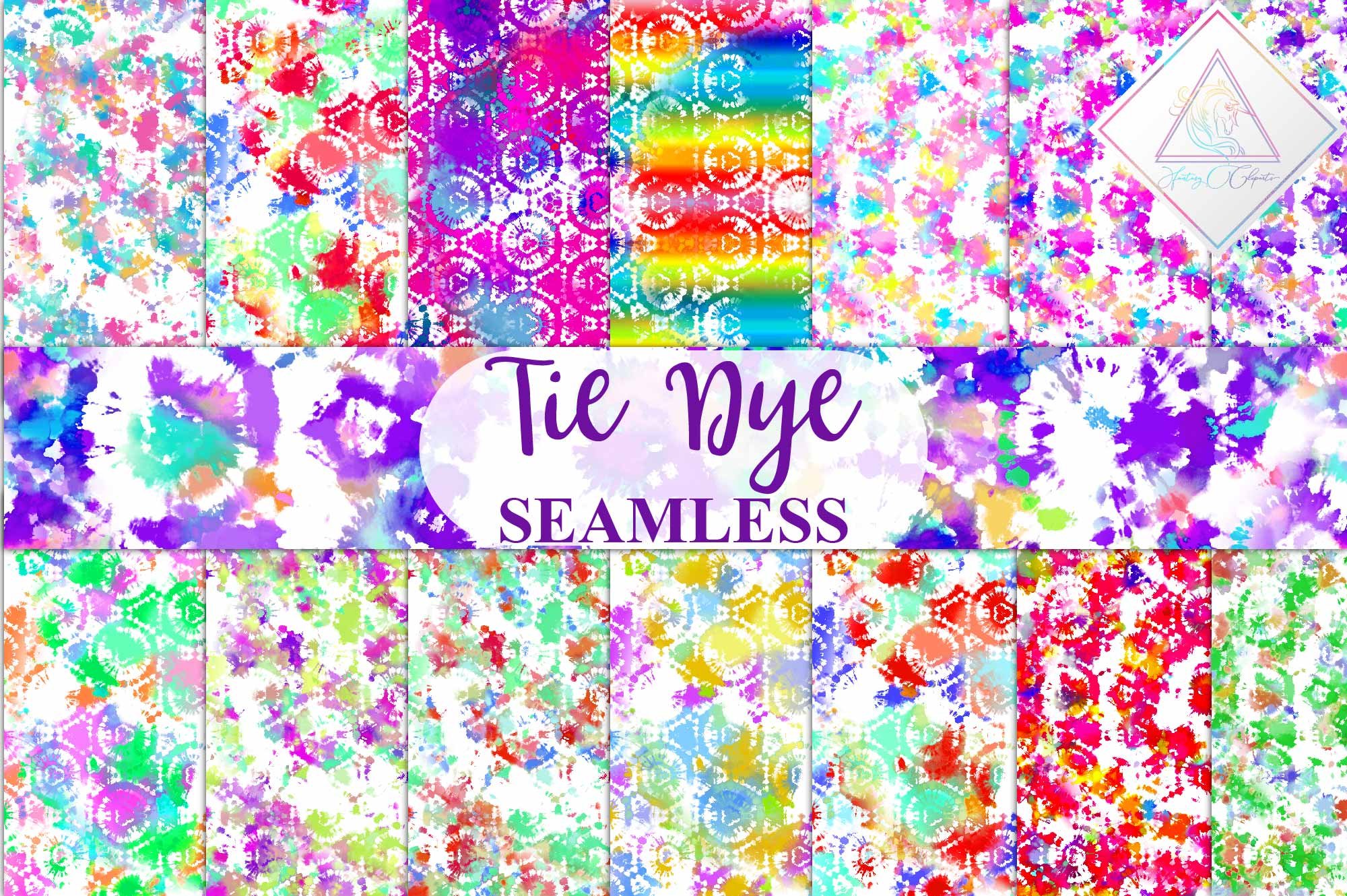Tie Dye Digital Paper cover image.