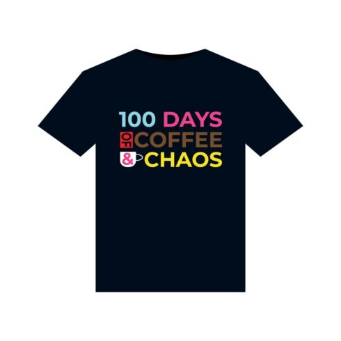 100 Days Of School T-Shirts Design cover image.