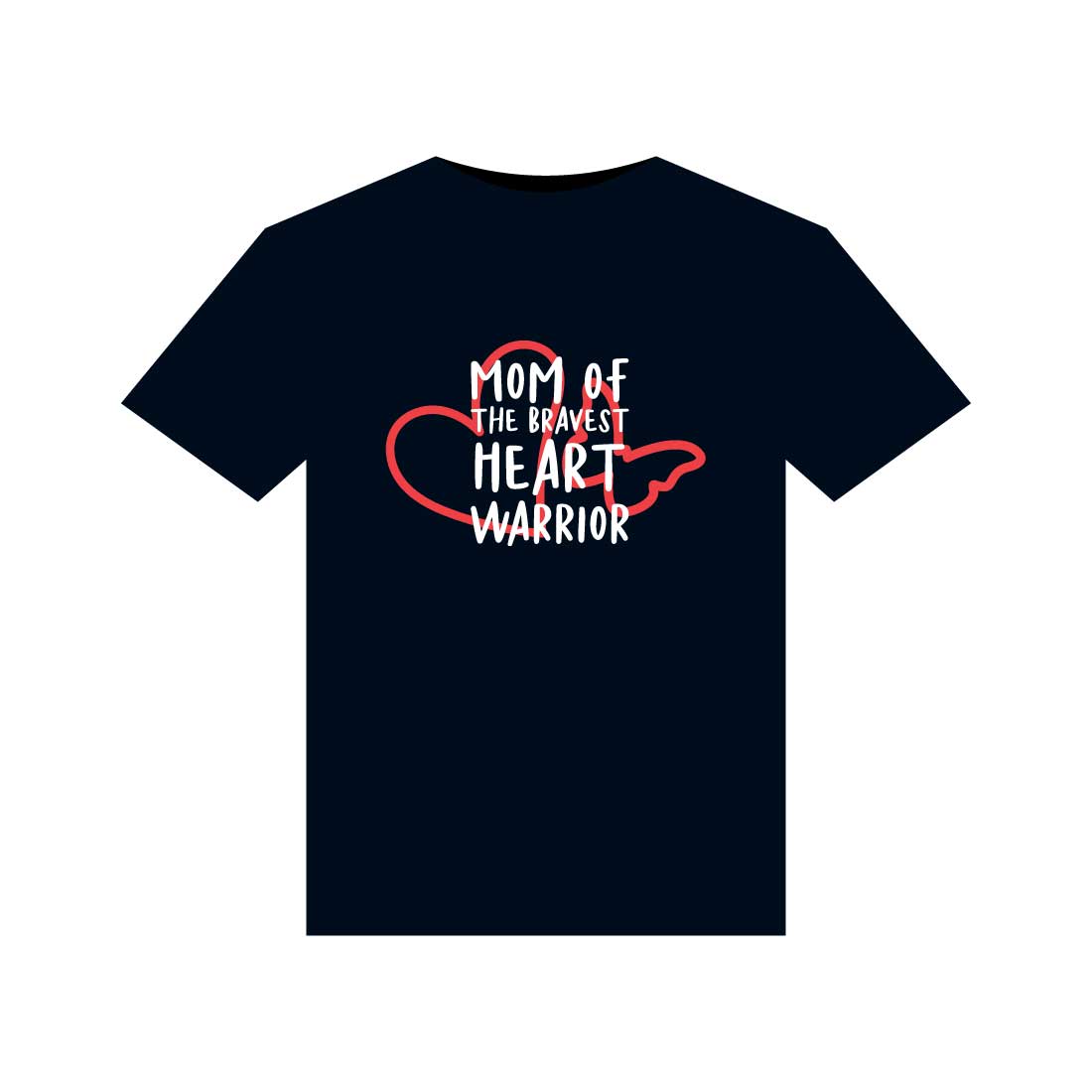 Heart Disease Warrior Illustrations For Print-Ready T-Shirts Design cover image.