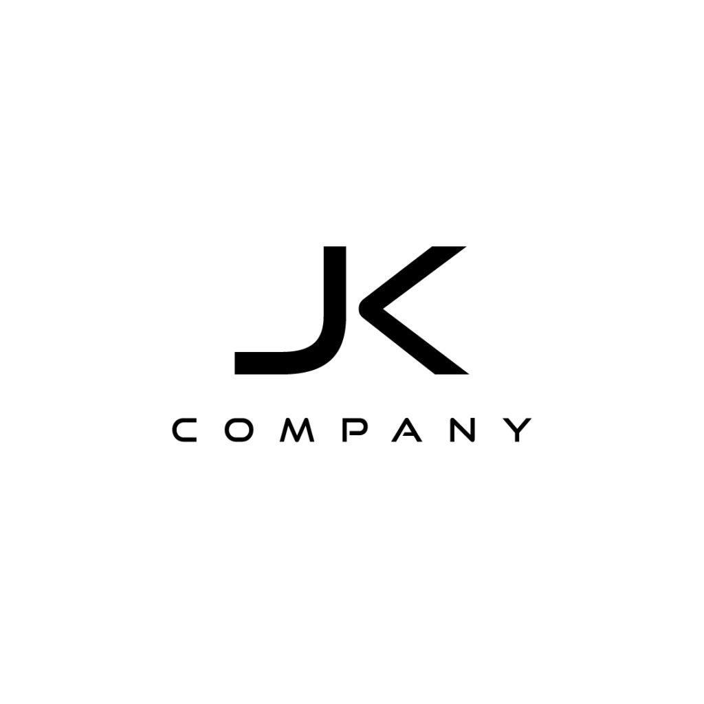 Abstract JK letter mark logo with a modern look. - MasterBundles