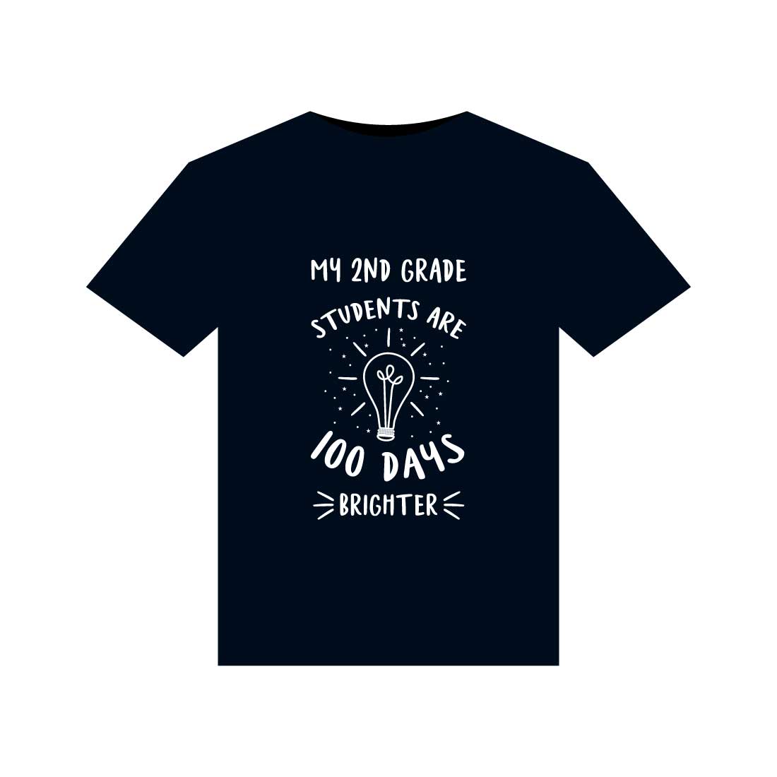 100 Days Of School T-Shirts Design cover image.