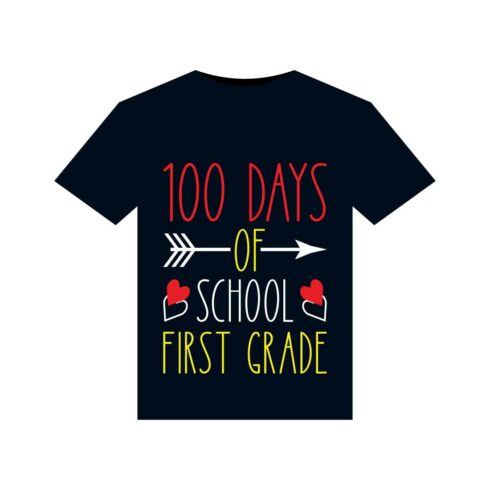 100 Days Of School T-Shirts Design cover image.