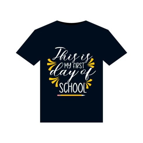 100 Days Of School T-Shirts Design cover image.