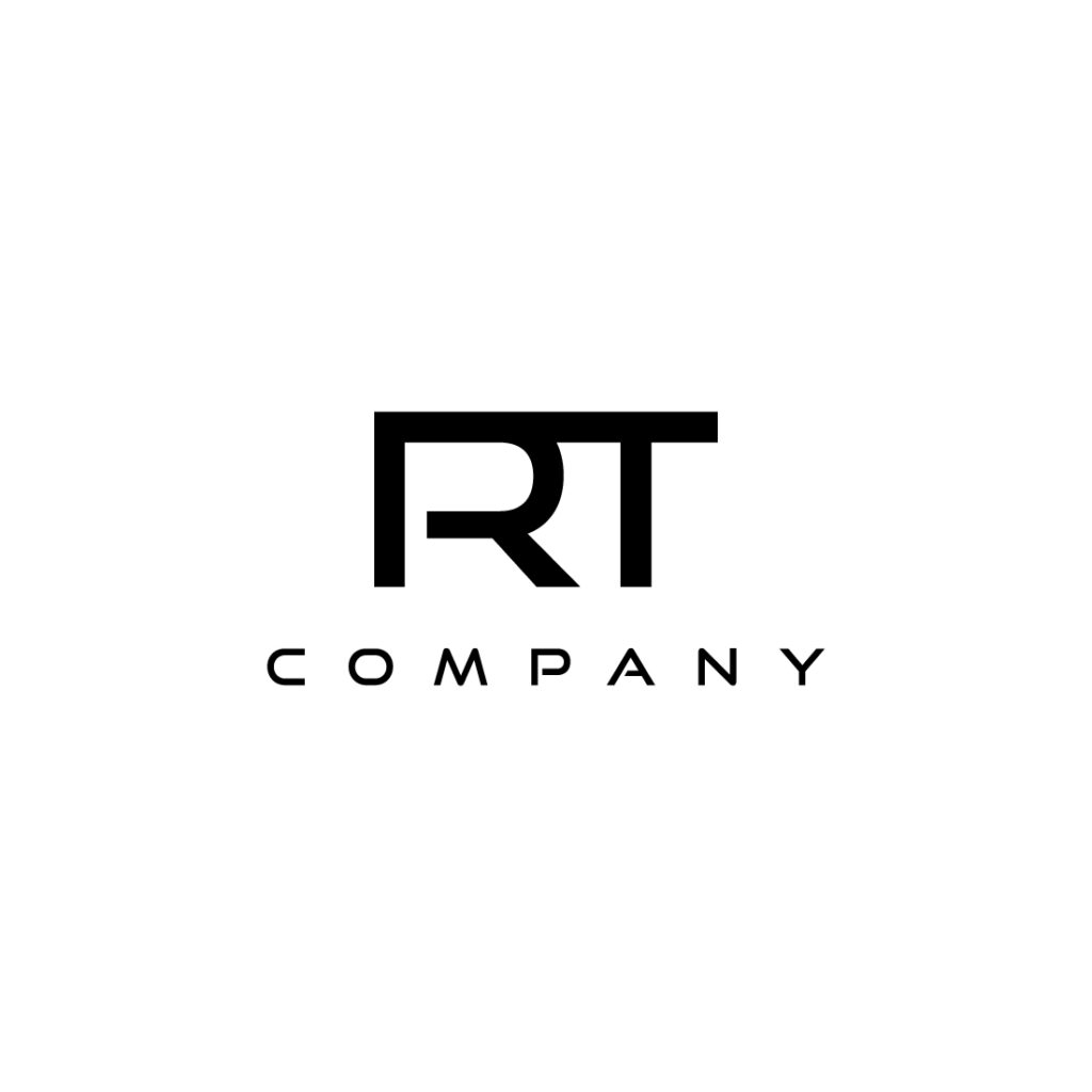 RT letter mark logo with a modern look. - MasterBundles