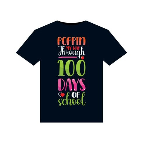 100 Days Of School T-Shirts Design cover image.