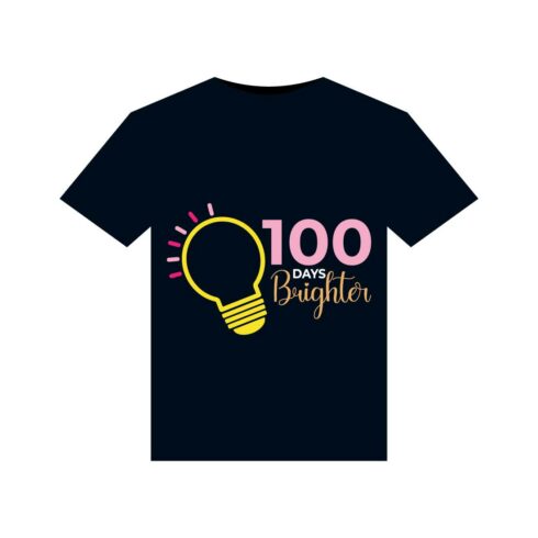 100 Days Of School T-Shirts Design cover image.