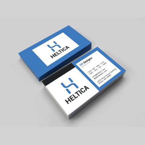 Simple and Modern Business card design cover image.