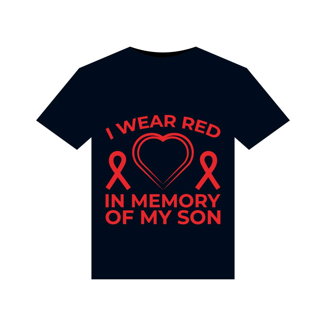 Heart Disease Warrior Illustrations For Print-Ready T-Shirts Design preview image.