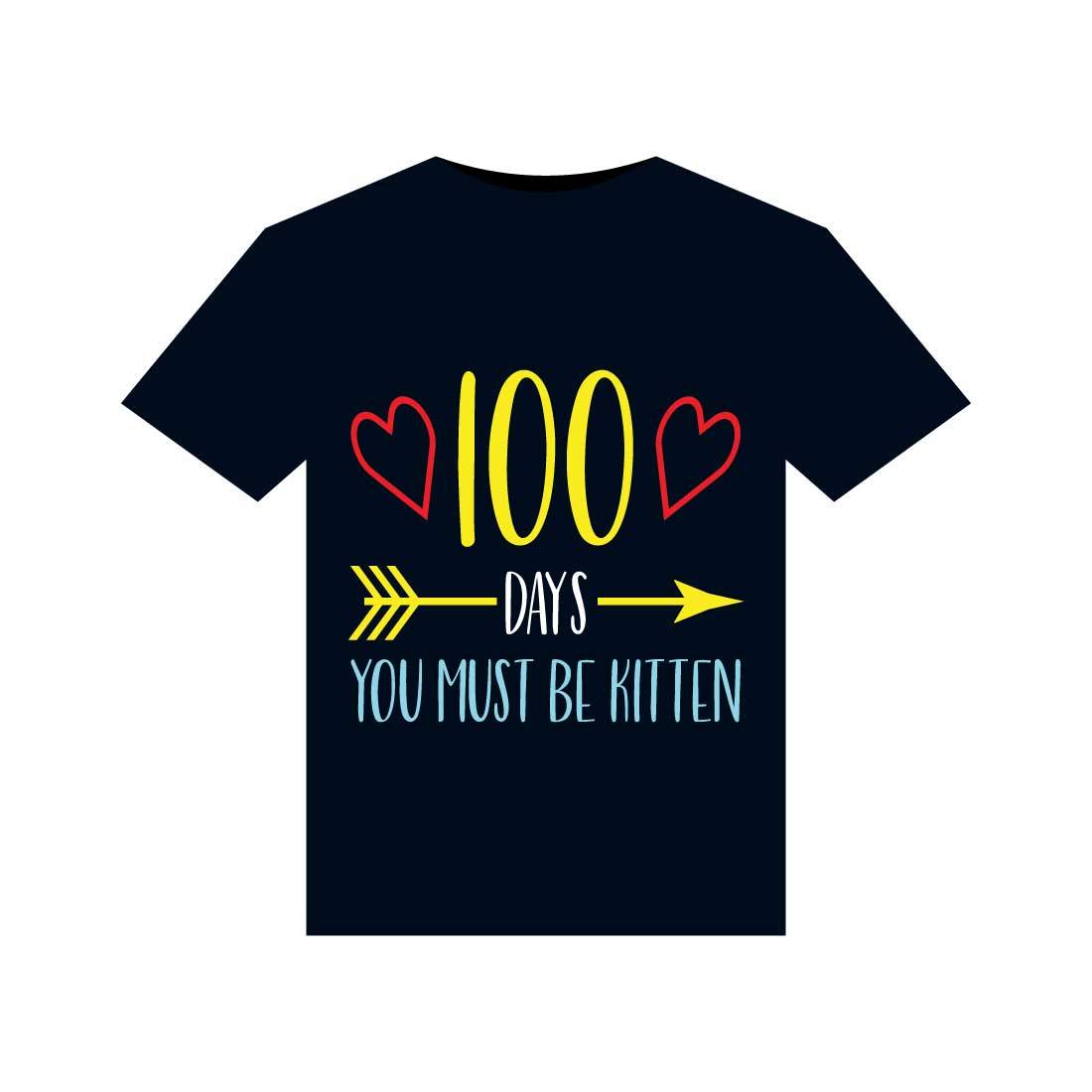 100 Days Of School T-Shirts Design cover image.