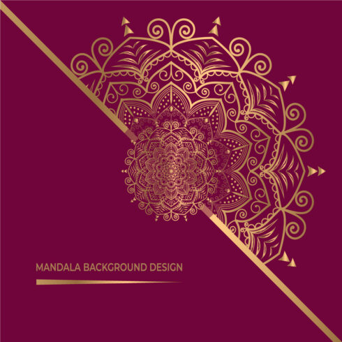 02, Mandala background design cover image.