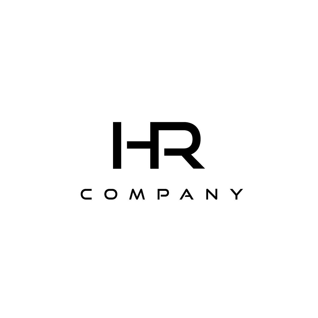 HR letter mark logo with a modern look preview image.
