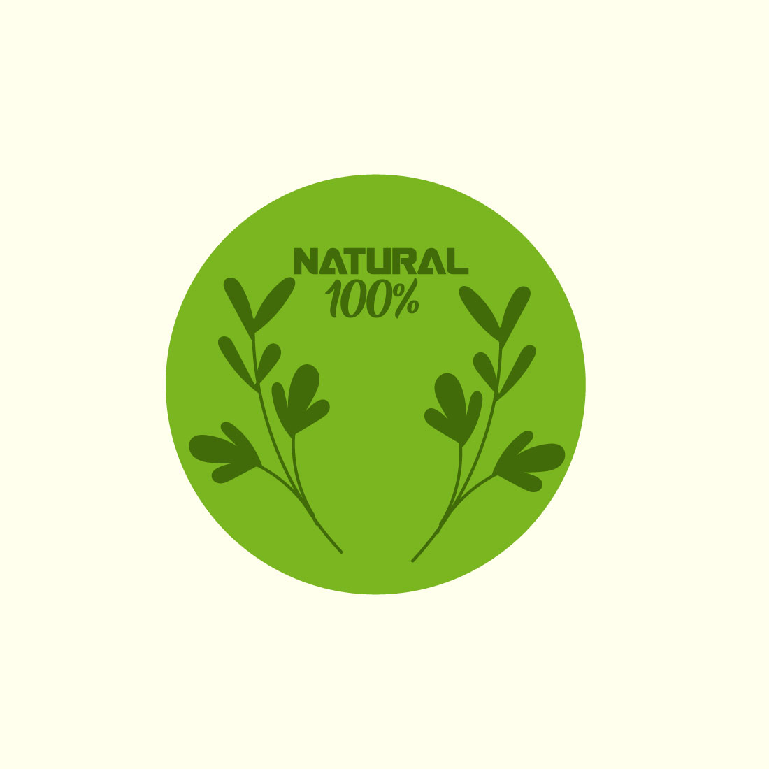 Free organic Food Logo preview image.