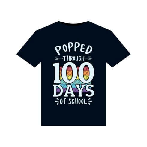 Do you need a 100 days of school T-Shirts design for your website or ‍any store? You are in right place ⦁ 100% vector ⦁ 100% resizable ⦁ 100% printable ⦁ 100% Color Changeable ⦁ Source File (AI and EPS) FILE INCLUDED : 1 JPEG 2 1 Editable EPS file cover image.