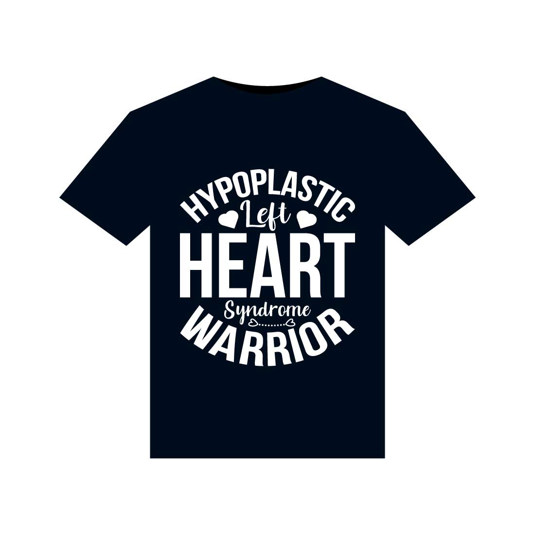 Heart Disease Warrior Illustrations For Print-Ready T-Shirts Design preview image.