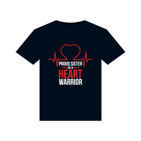 Heart Disease Warrior Illustrations For Print-Ready T-Shirts Design cover image.