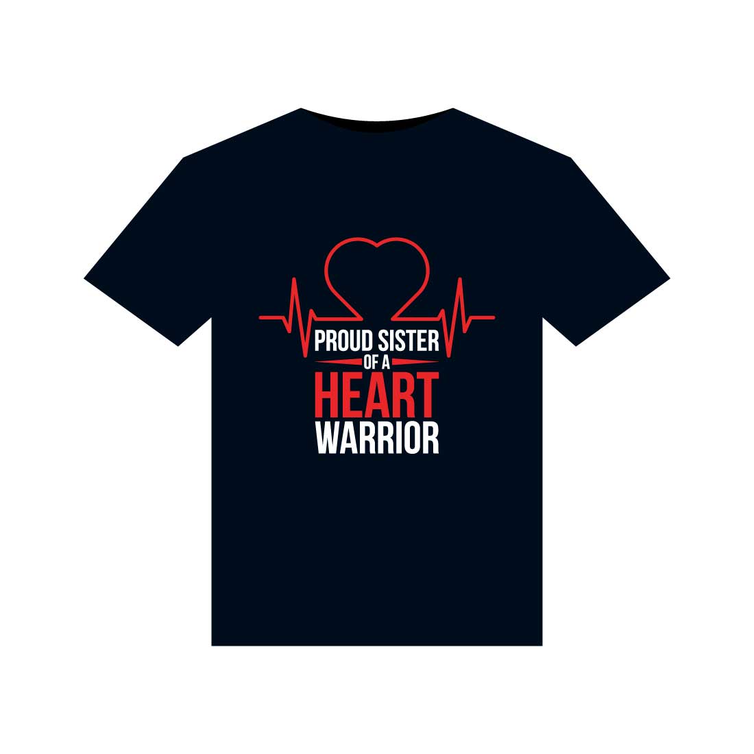 Heart Disease Warrior Illustrations For Print-Ready T-Shirts Design cover image.