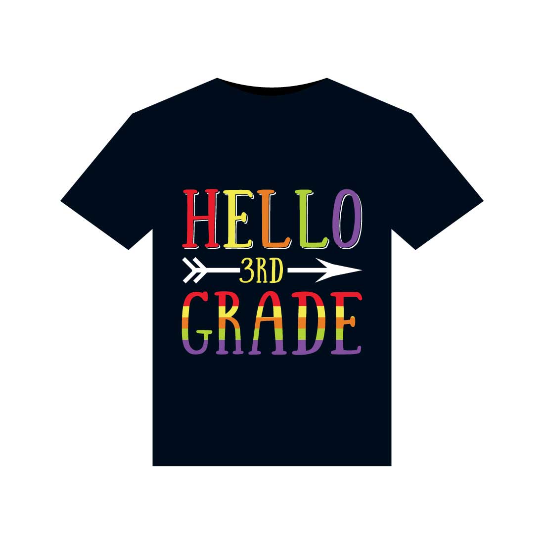 100 Days Of School T-Shirts Design preview image.